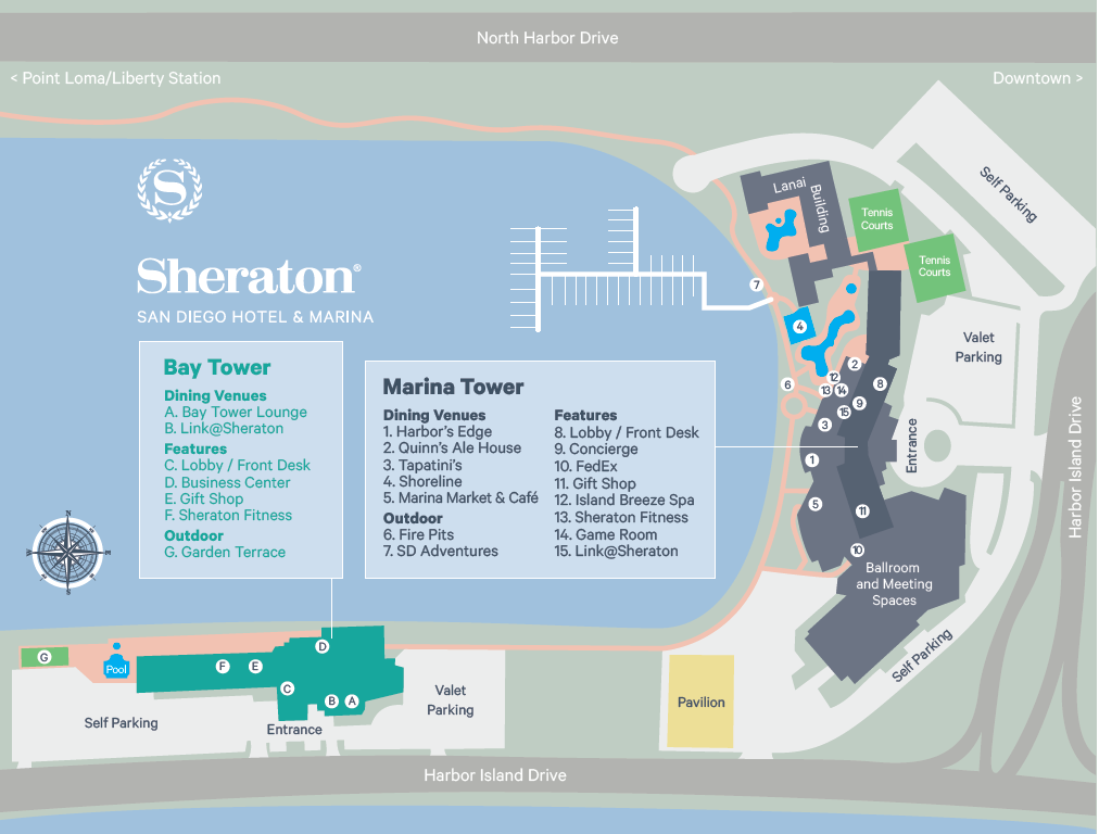 Map of Sheraton Hotel